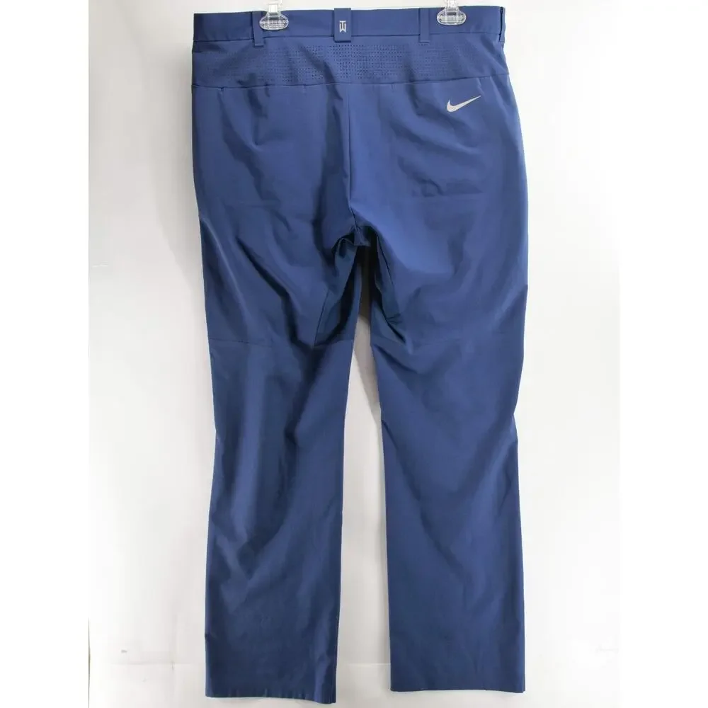 VTG Nike Tiger Woods TW Adaptive Fit Golf Pants Men's 36x32 Navy Blue 585784-410